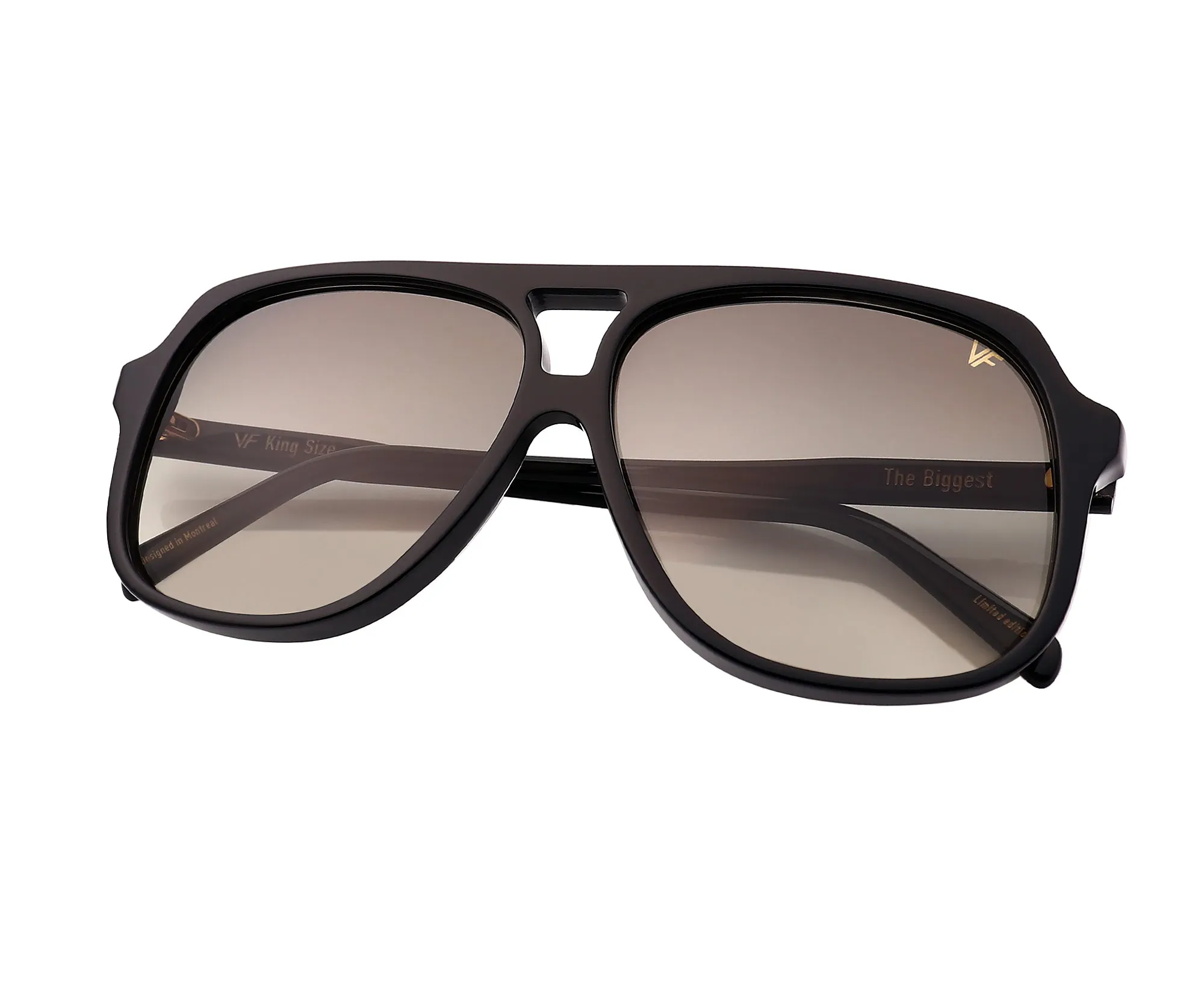 King Size Black Acetate