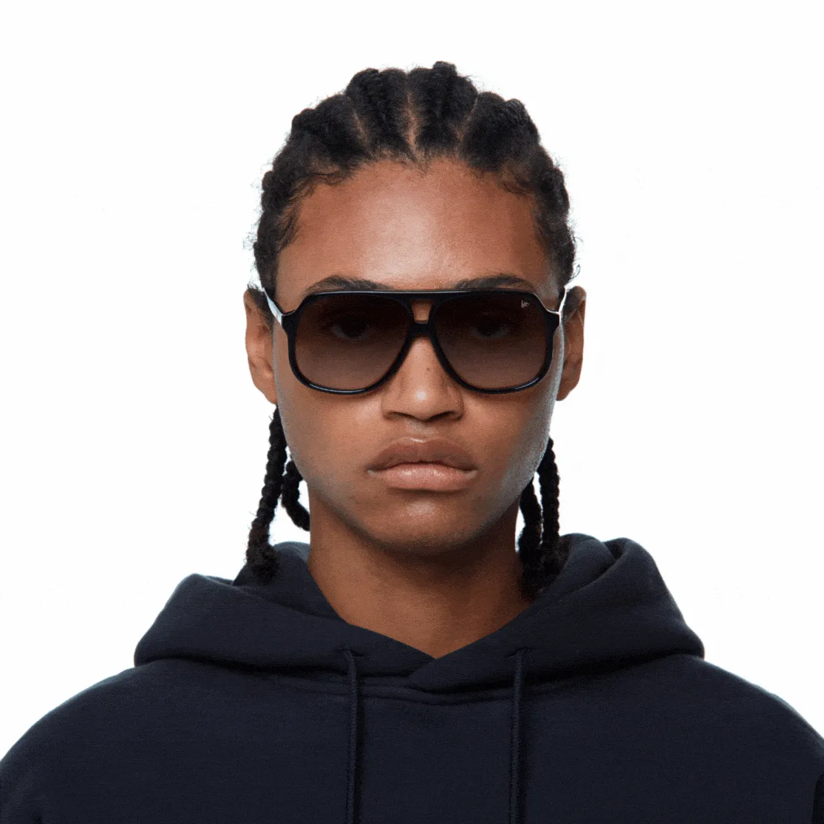 King Size Black Acetate