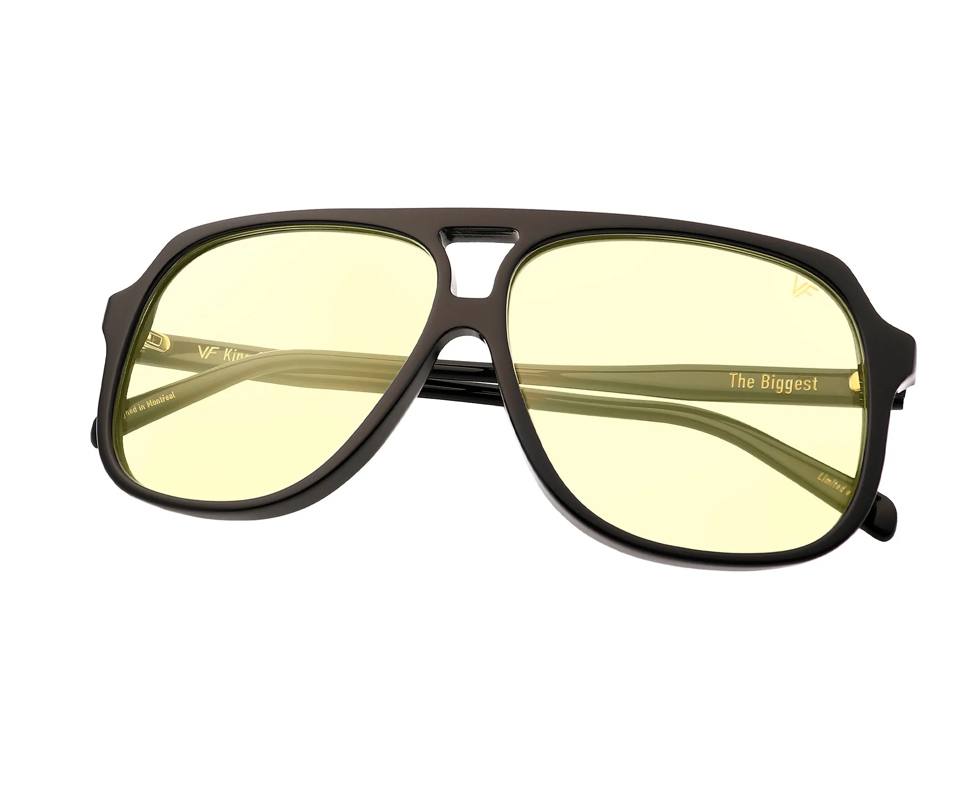 King Size Black Acetate