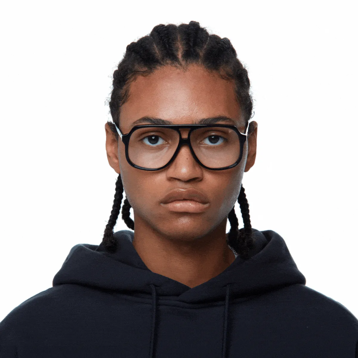 King Size Black Acetate