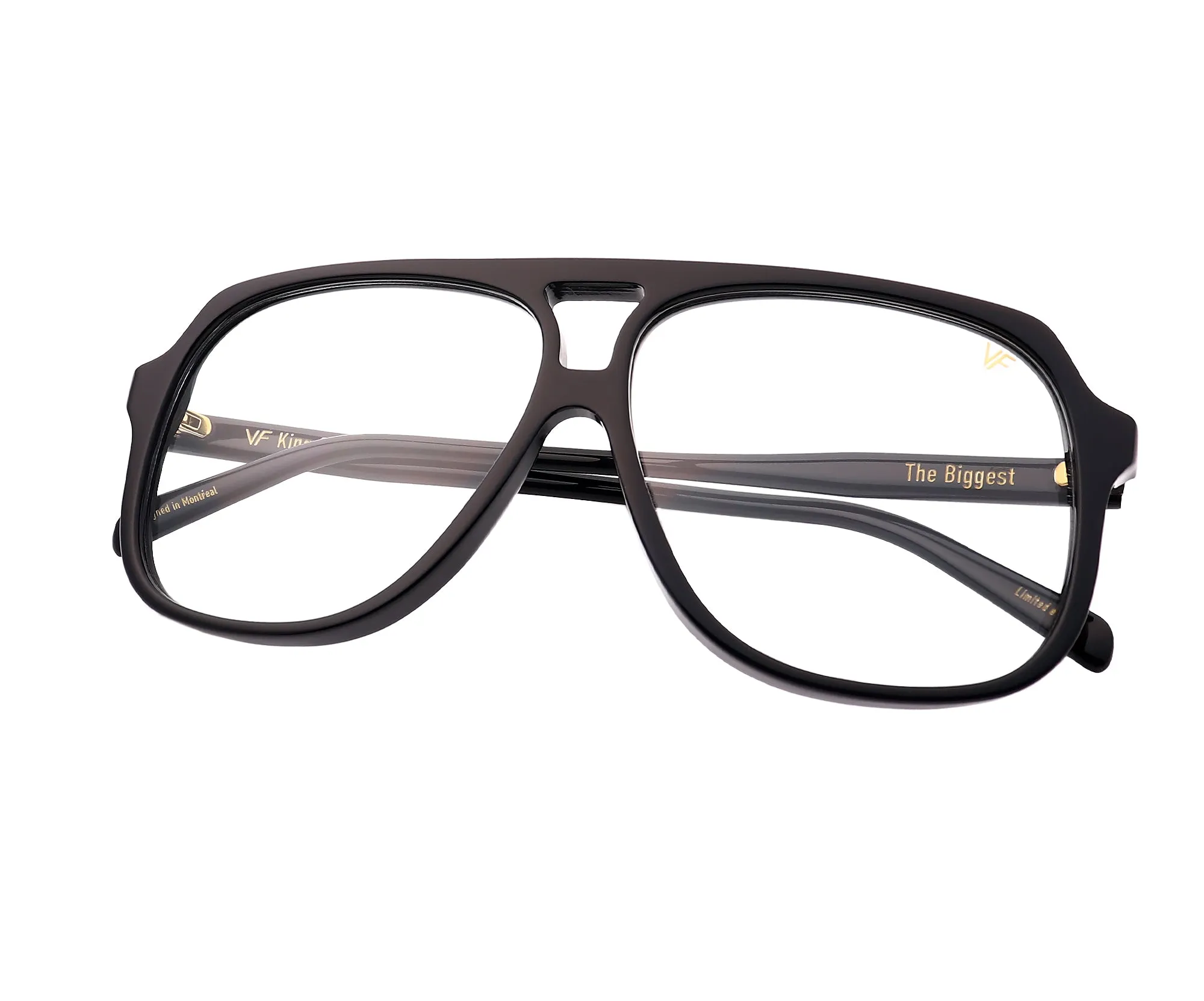 King Size Black Acetate