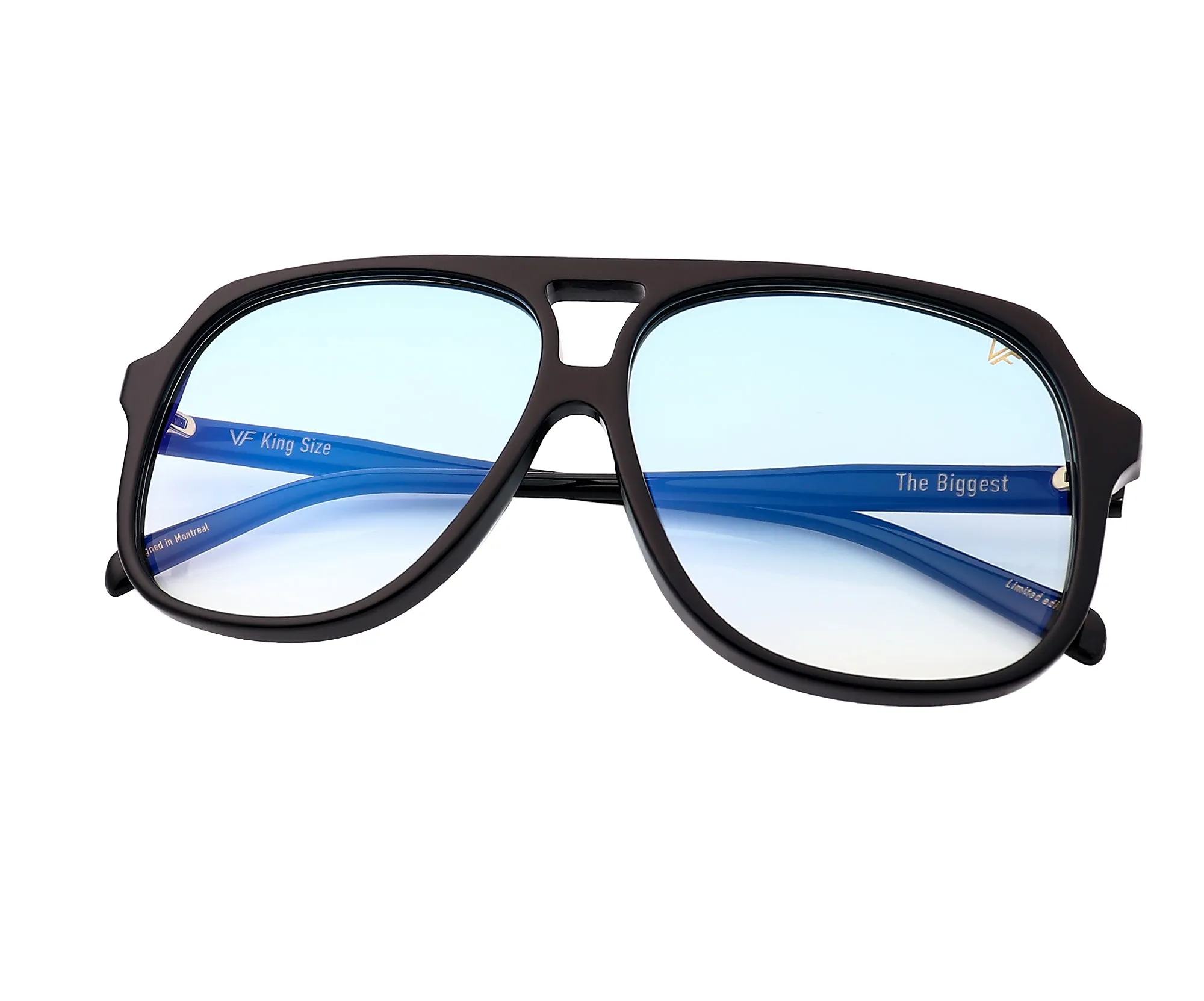 King Size Black Acetate