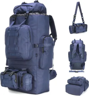 King'sGuard 100L Camping Hiking Backpack Molle Rucksack Military Camping Backpacking Daypack