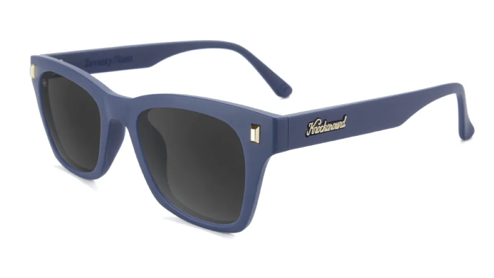 Knockaround Seventy Nines Navy Blue Frame - Smoke Lens - Polarized Sunglasses