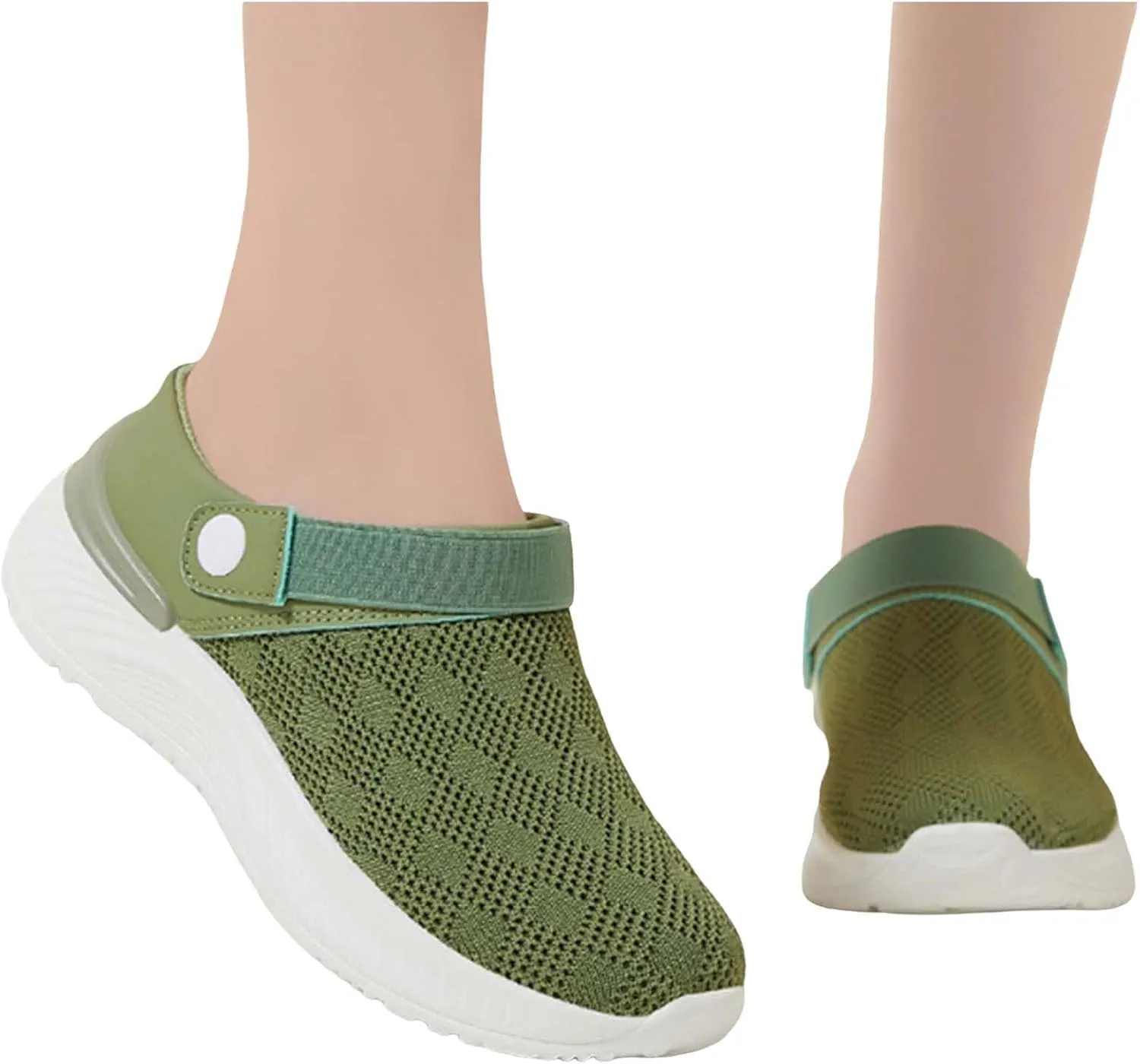Kubbon Women's Garden Clogs Shoes Hiking Slip on Sandals Lightweight Breathable Gardening Clog Casual Slipper Beach Sandals Round Toe Summer Sandal