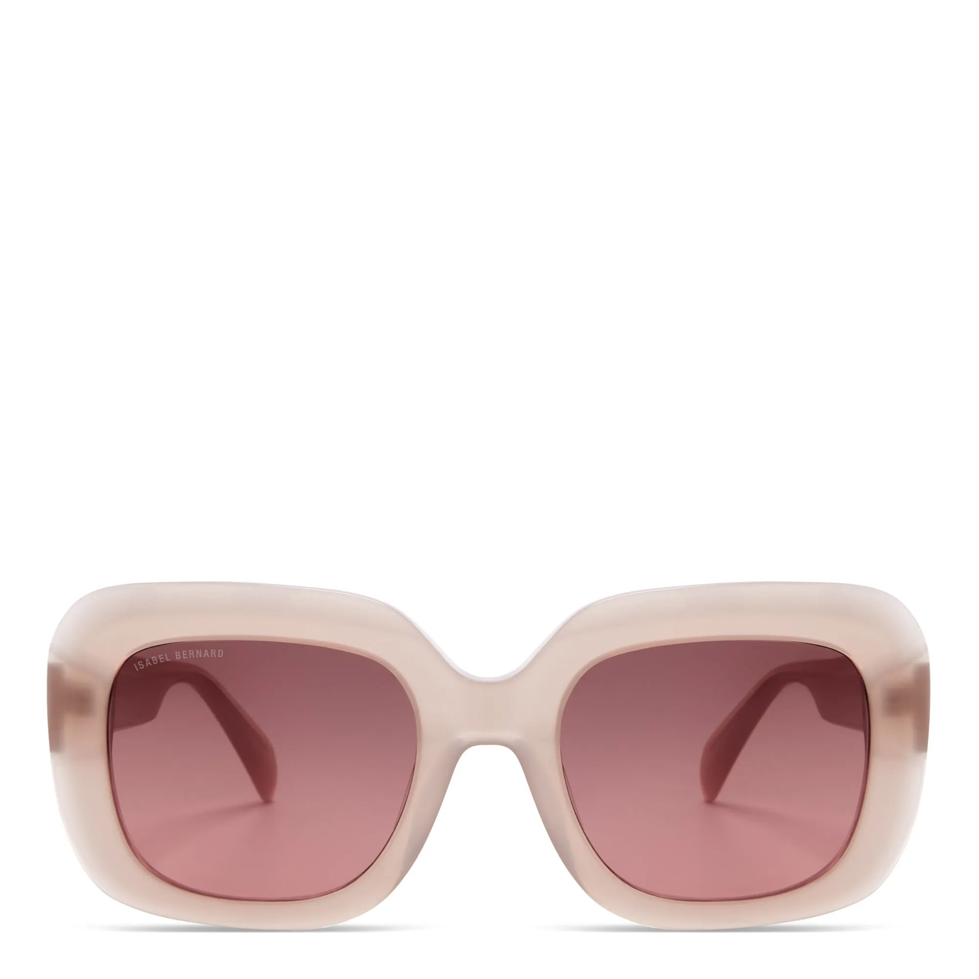 La Villette Rive soft pink square sunglasses