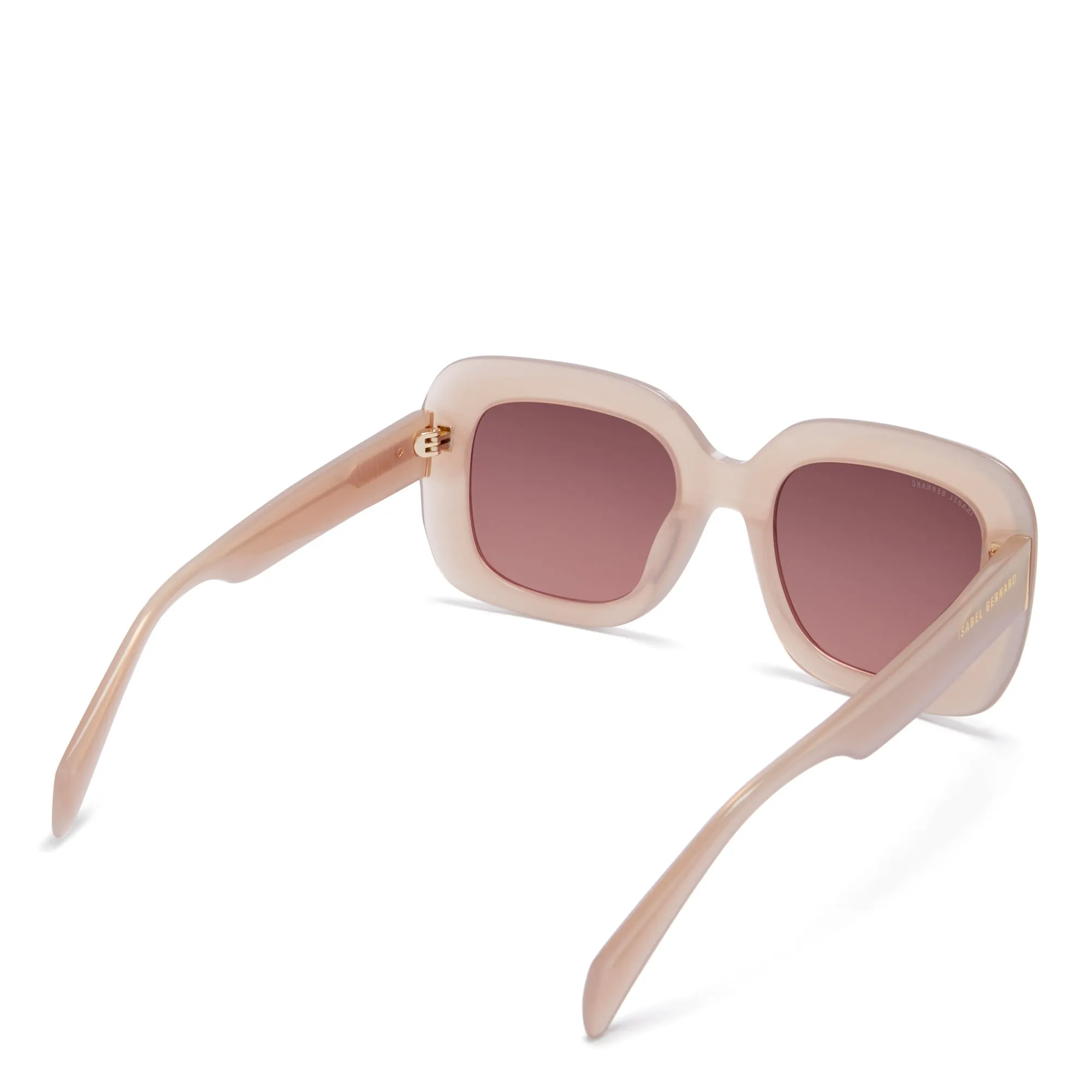 La Villette Rive soft pink square sunglasses
