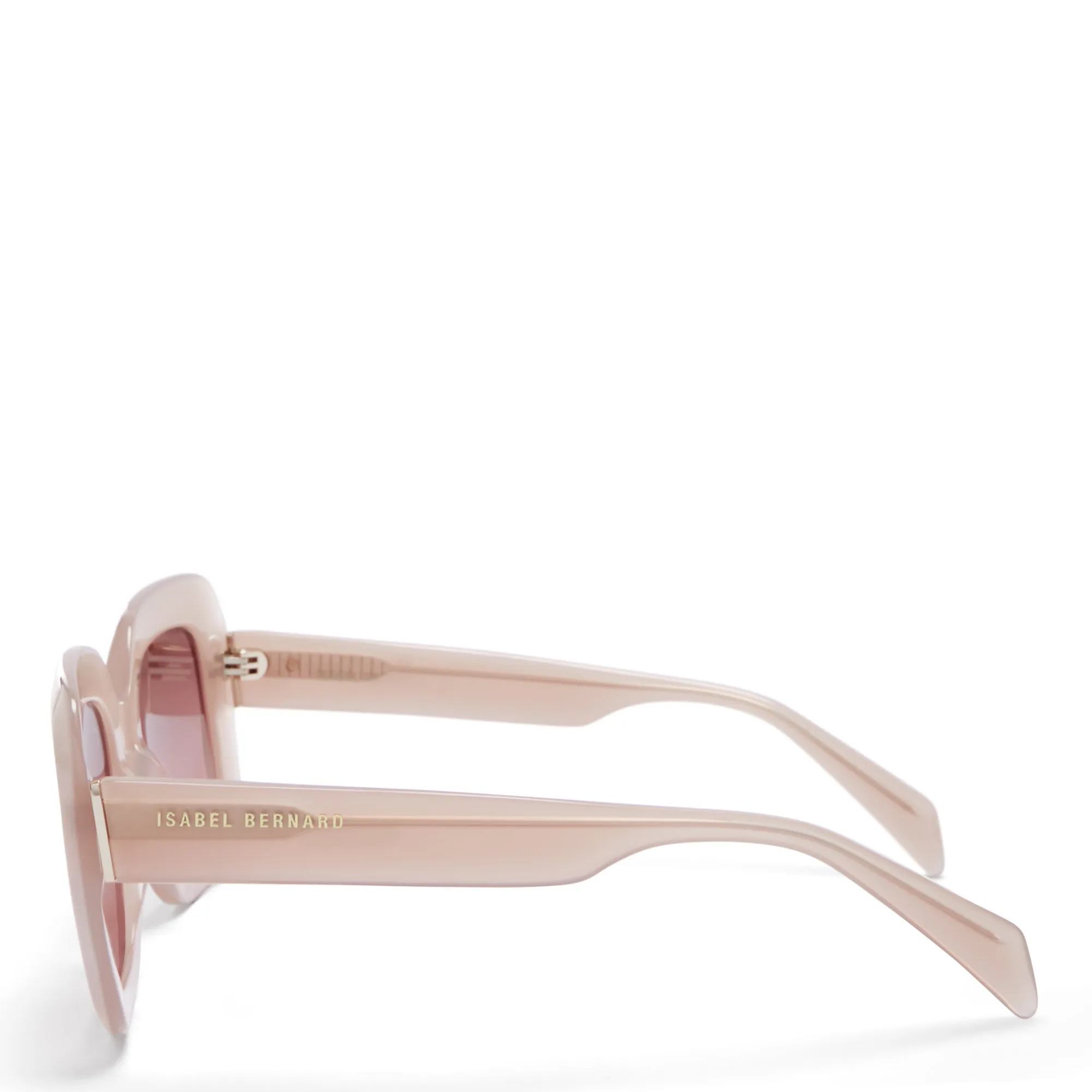 La Villette Rive soft pink square sunglasses