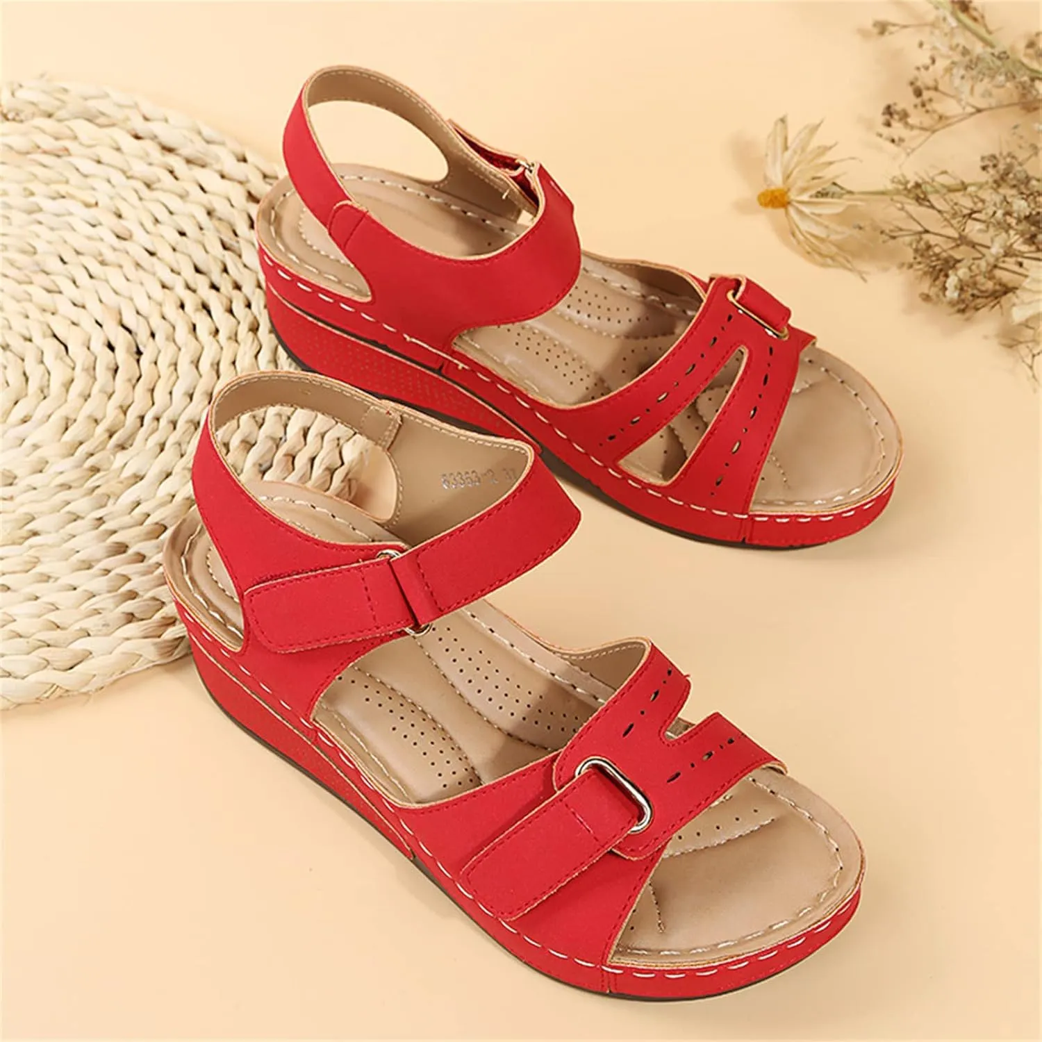 Ladmiple Women's Sandals Comfortable Dressy Orthopedic Arch Support Flip Flops Walking Orthotic Slides Summer Shoes 2024