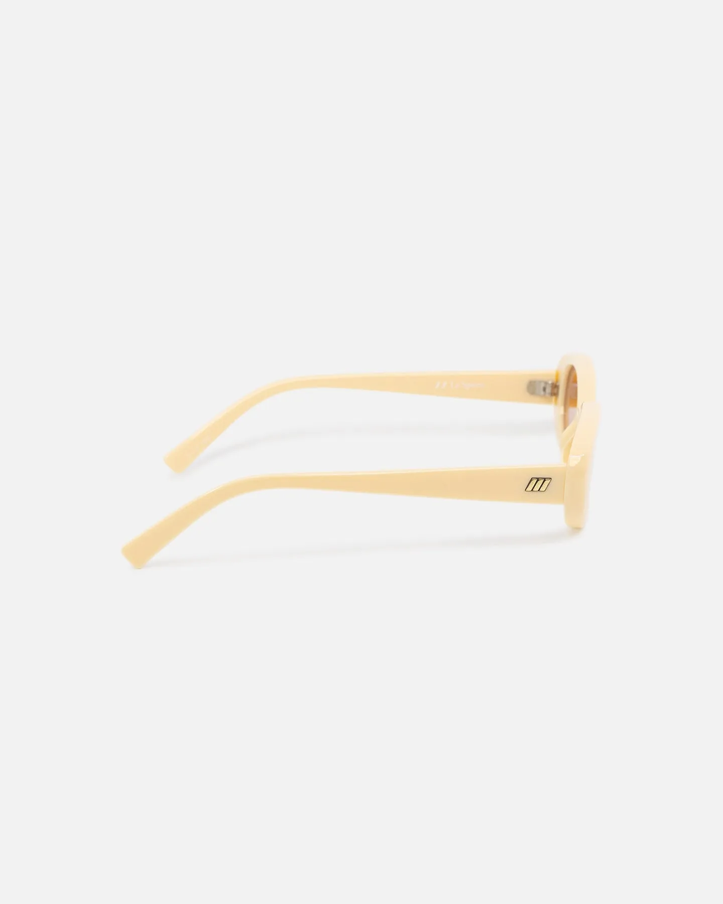 Le Specs Outta Love Sunglasses Ecru
