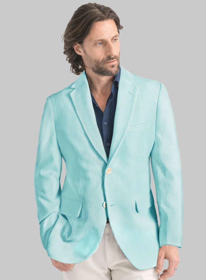 Light Blue Corduroy Jacket