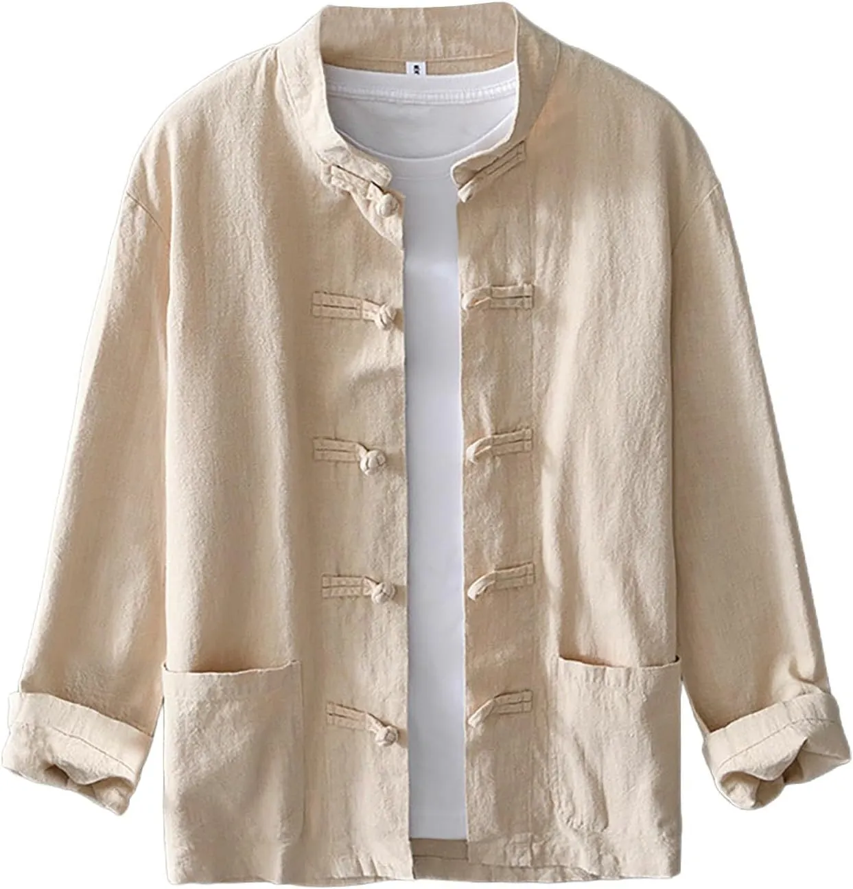 Linen Shirts for Men Button Down Cotton Long Sleeve Beach Summer Casual Big and Tall Vacation Shirt Dry Fit Collared Tshirts