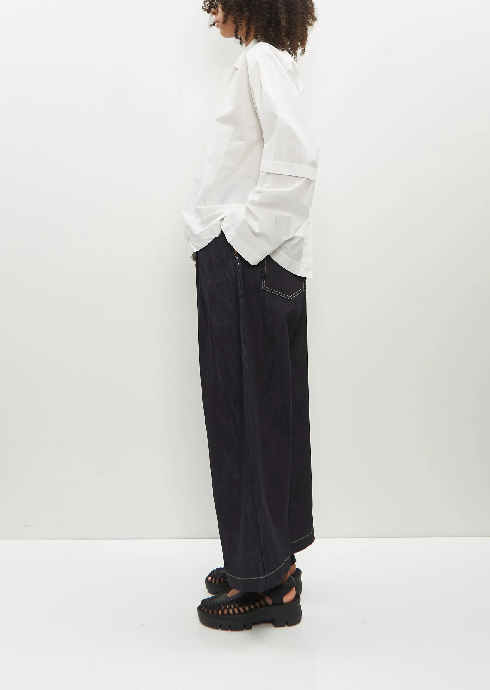 Long Sleeve Camp Collar Shirt