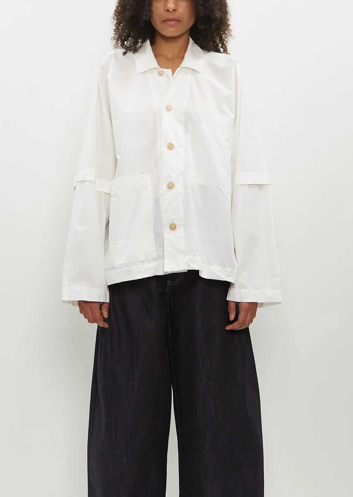 Long Sleeve Camp Collar Shirt