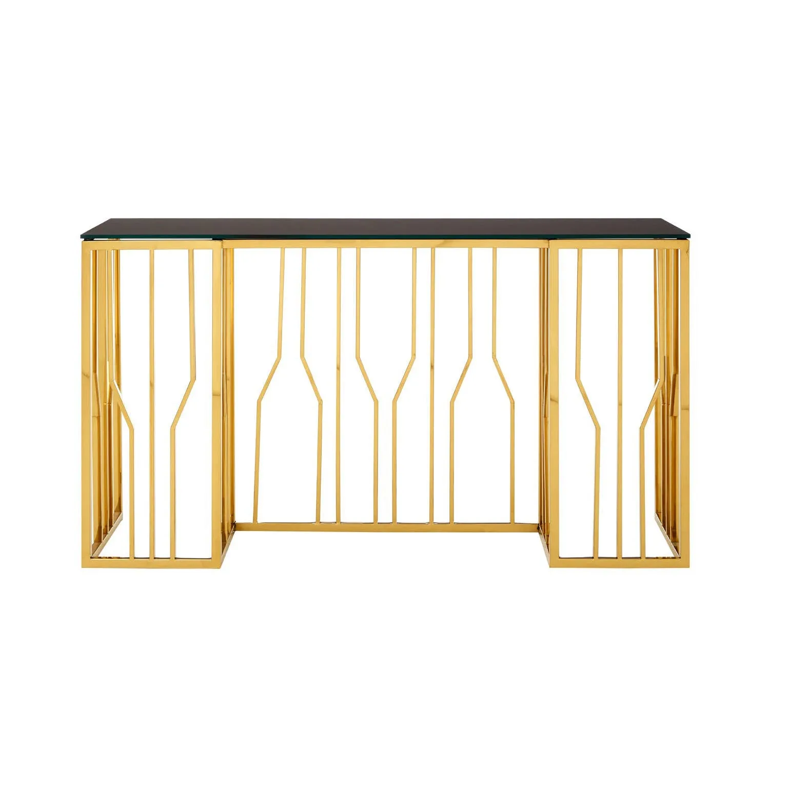 MARIGOLD Black Marble 120cm Console Table