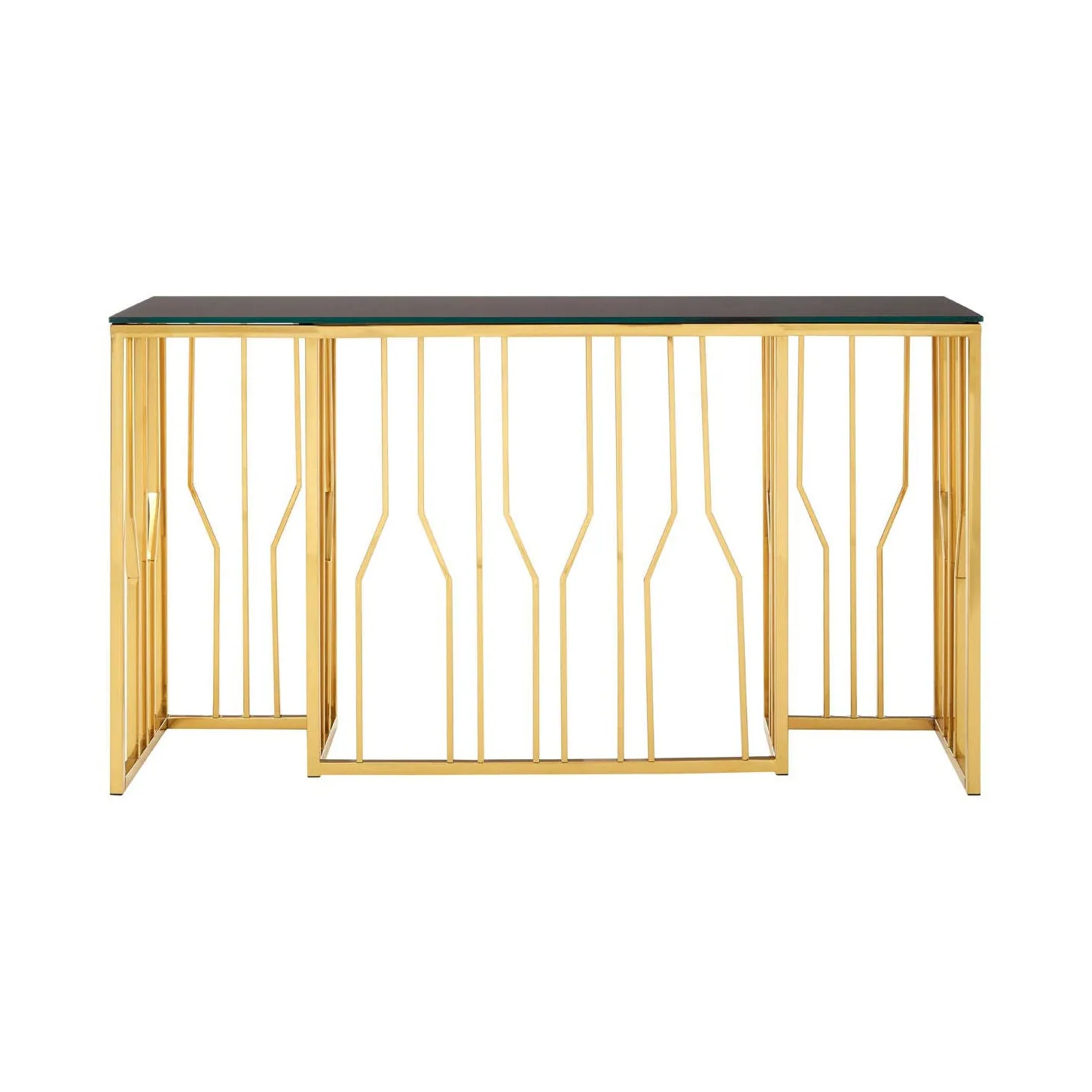MARIGOLD Black Marble 120cm Console Table
