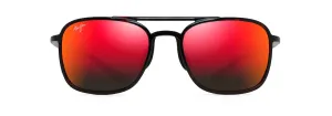 Maui Jim Keokea Red and Black Tortoise Frame - Hawaii Lava Lens - Polarized Sunglasses