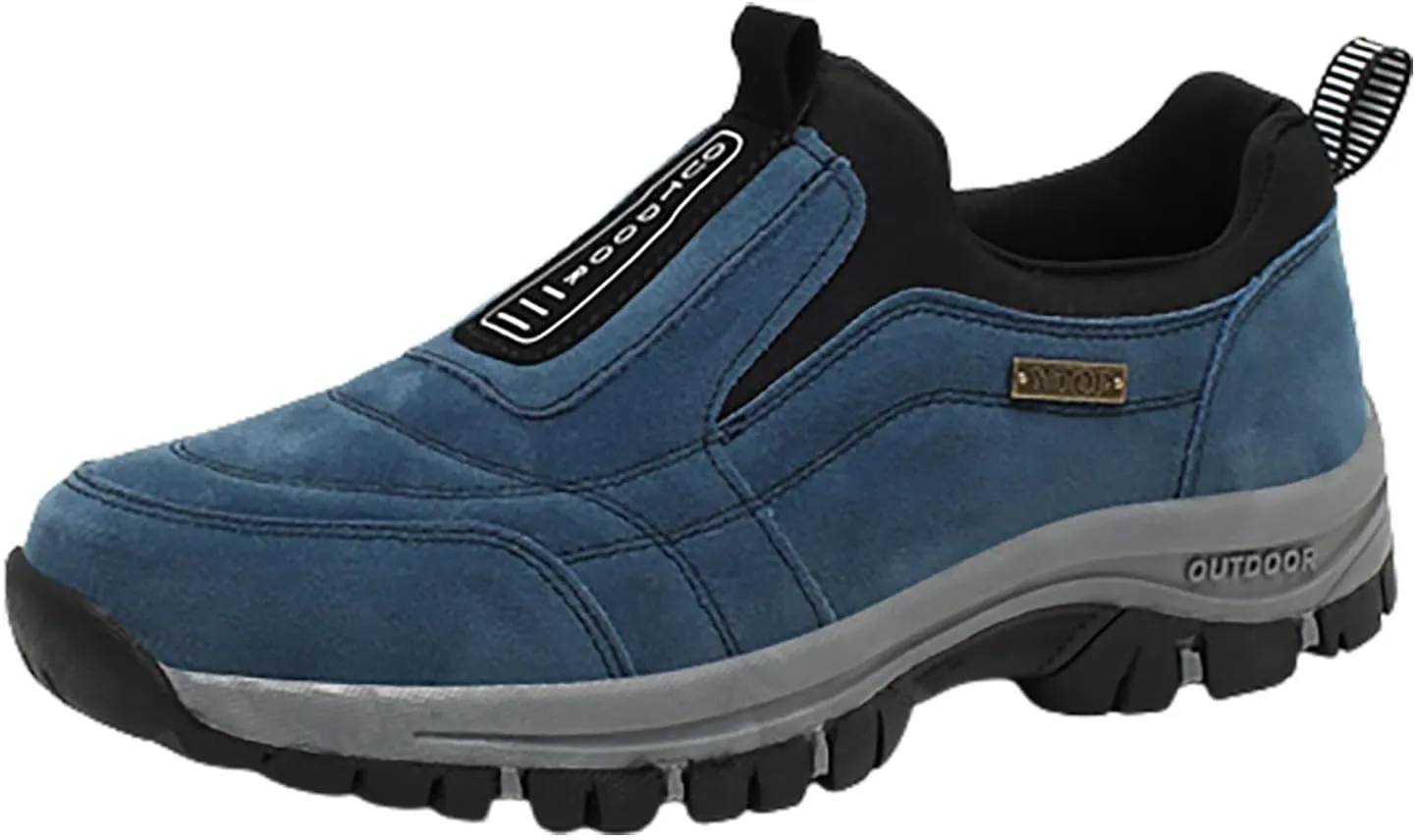 Men's Arch Support Insole Shoes Lightweight Sport Gym Jogging Walking Sneaker Lightweight Elderly Slip On Shoes