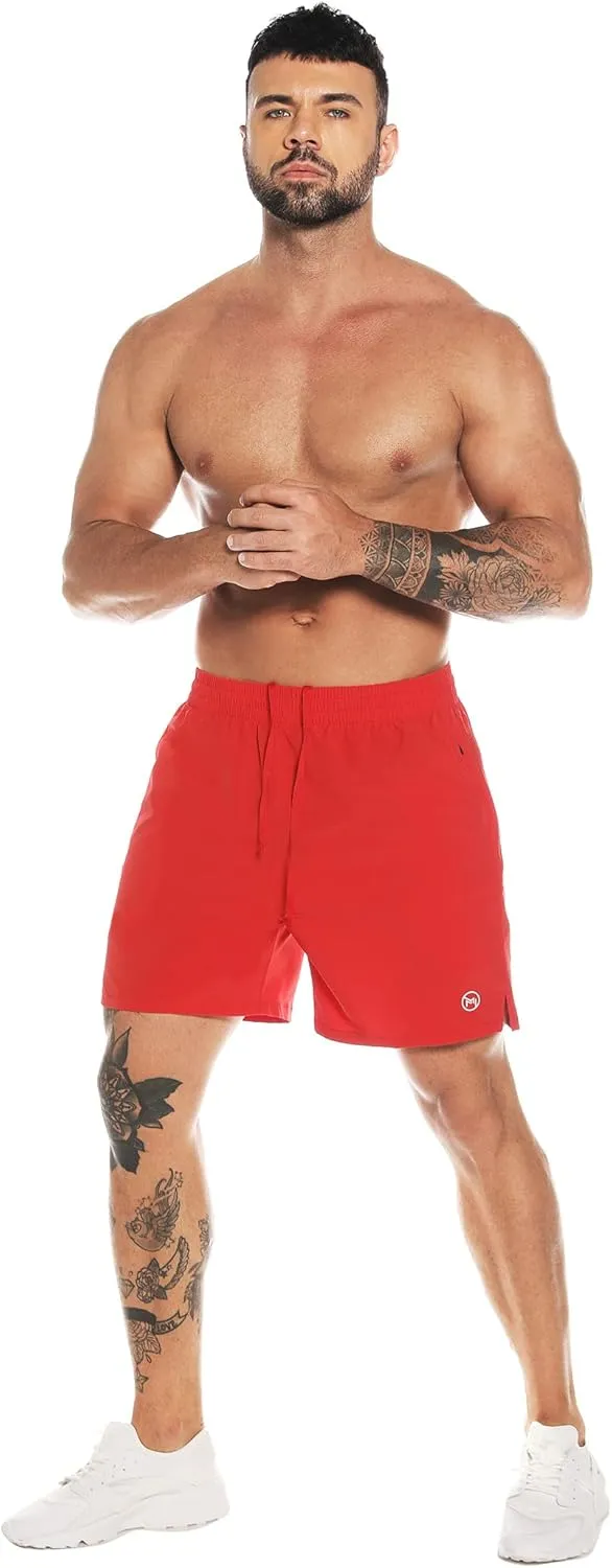 Men's Athletic Running Shorts Quick Dry Workout Shorts Lightweight Sports Gym Basketball Shorts Hiking