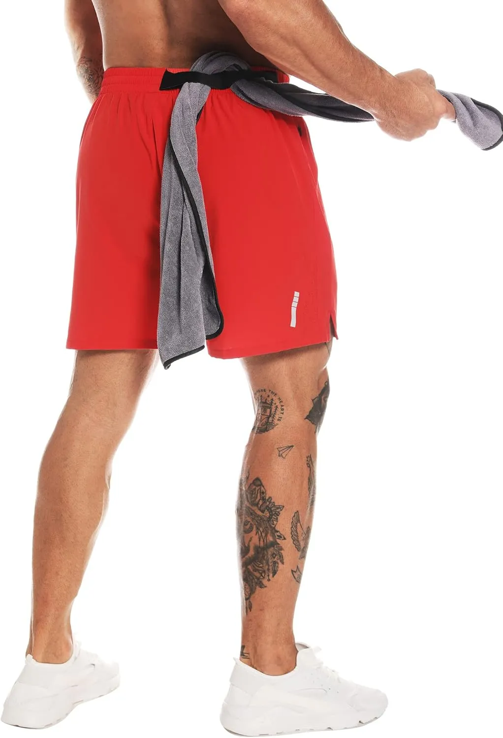 Men's Athletic Running Shorts Quick Dry Workout Shorts Lightweight Sports Gym Basketball Shorts Hiking