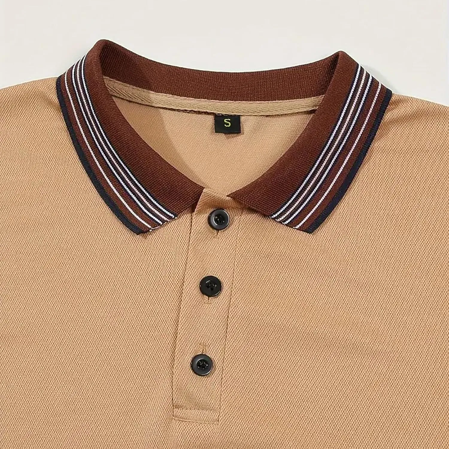 Mens Athletic Short Sleeve Polo Shirts 2025 Casual Golf Shirts Buttons Collared Solid T Shirts with Pocket