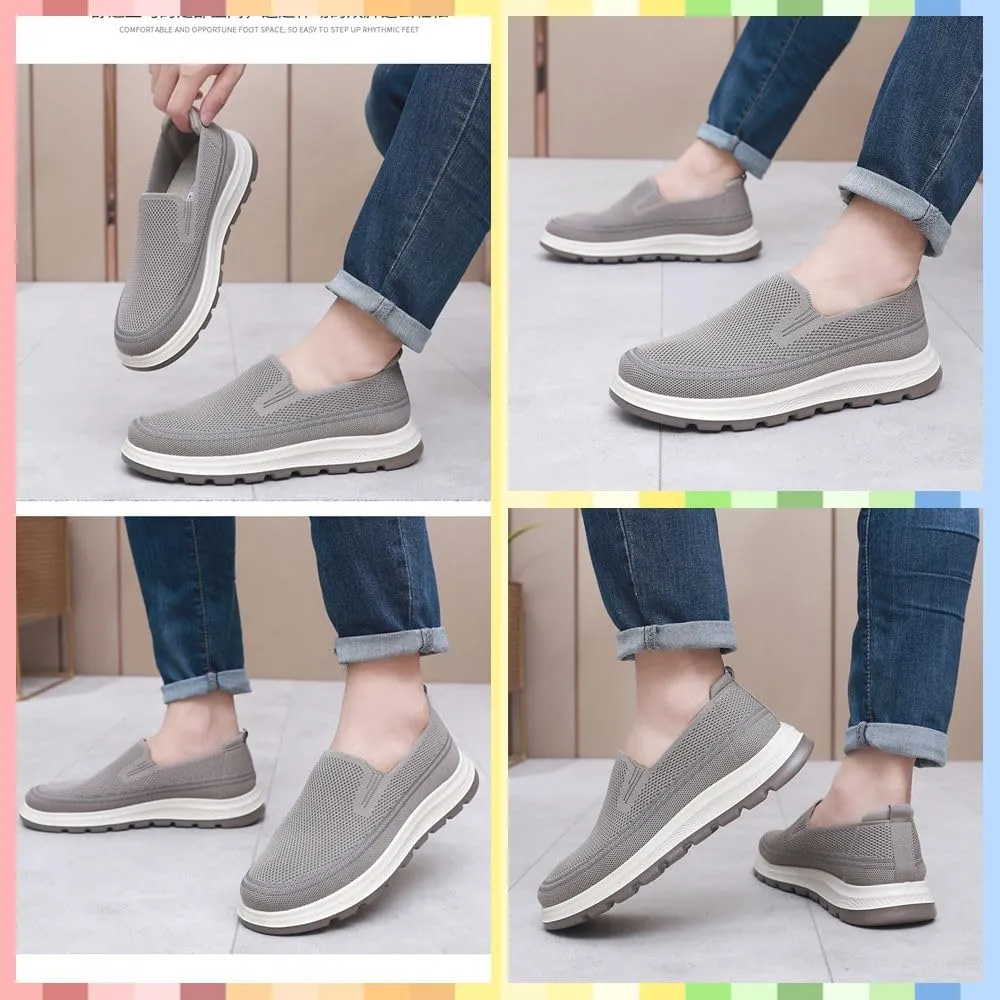Men's Casual Slip-On Loafers | Lightweight & Breathable Walking Shoes for Home, Travel & Driving | Comfortable Non-Slip Sole