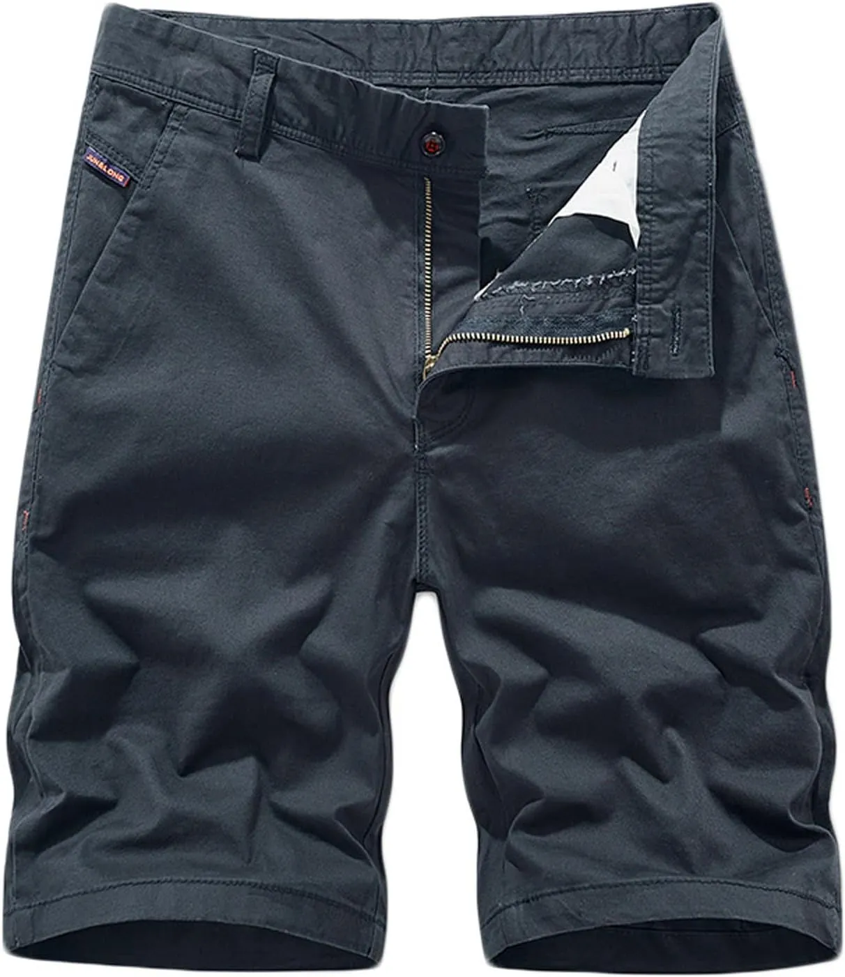 Mens Chino Shorts Realxed Fit Flat Front Casual Golf Shorts Lightweight Summer Outdoor Cargo Shorts Short Pants