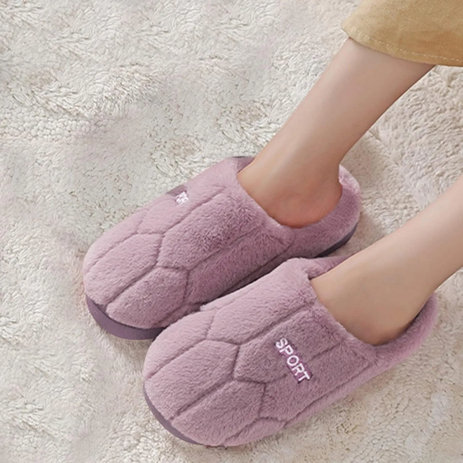 Mens House Slippers Open Toe Open Toe House Slippers Ladies Slippers with Arch Support Plush Sneaker Slippers Shoes Nativity Sets for Christmas Indoor Gifts for Wife 2023