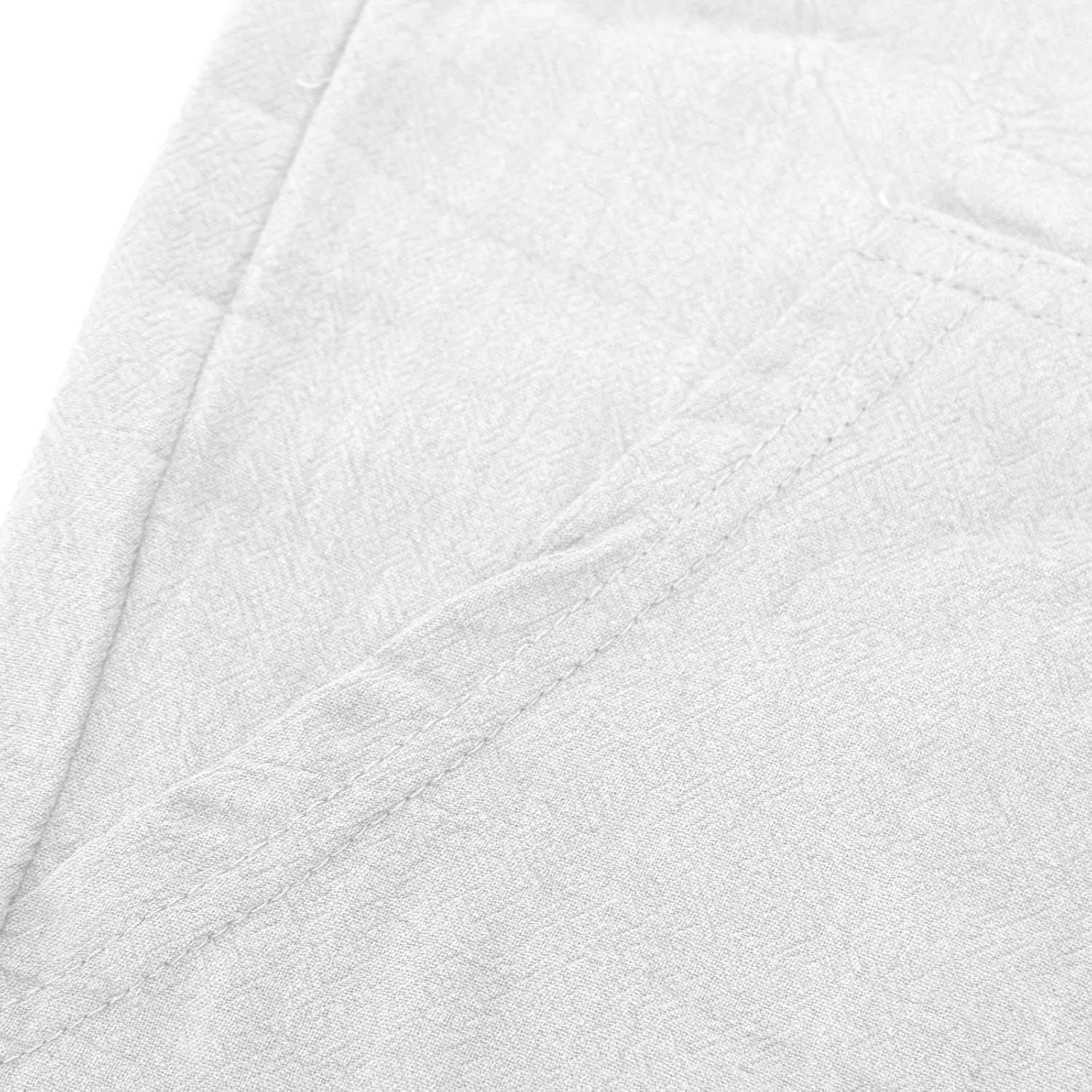 Mens Linen Cargo Pants Casual Drawstring Summer Beach Pants Elastic Waist Yoga Jogger Pants with Pockets