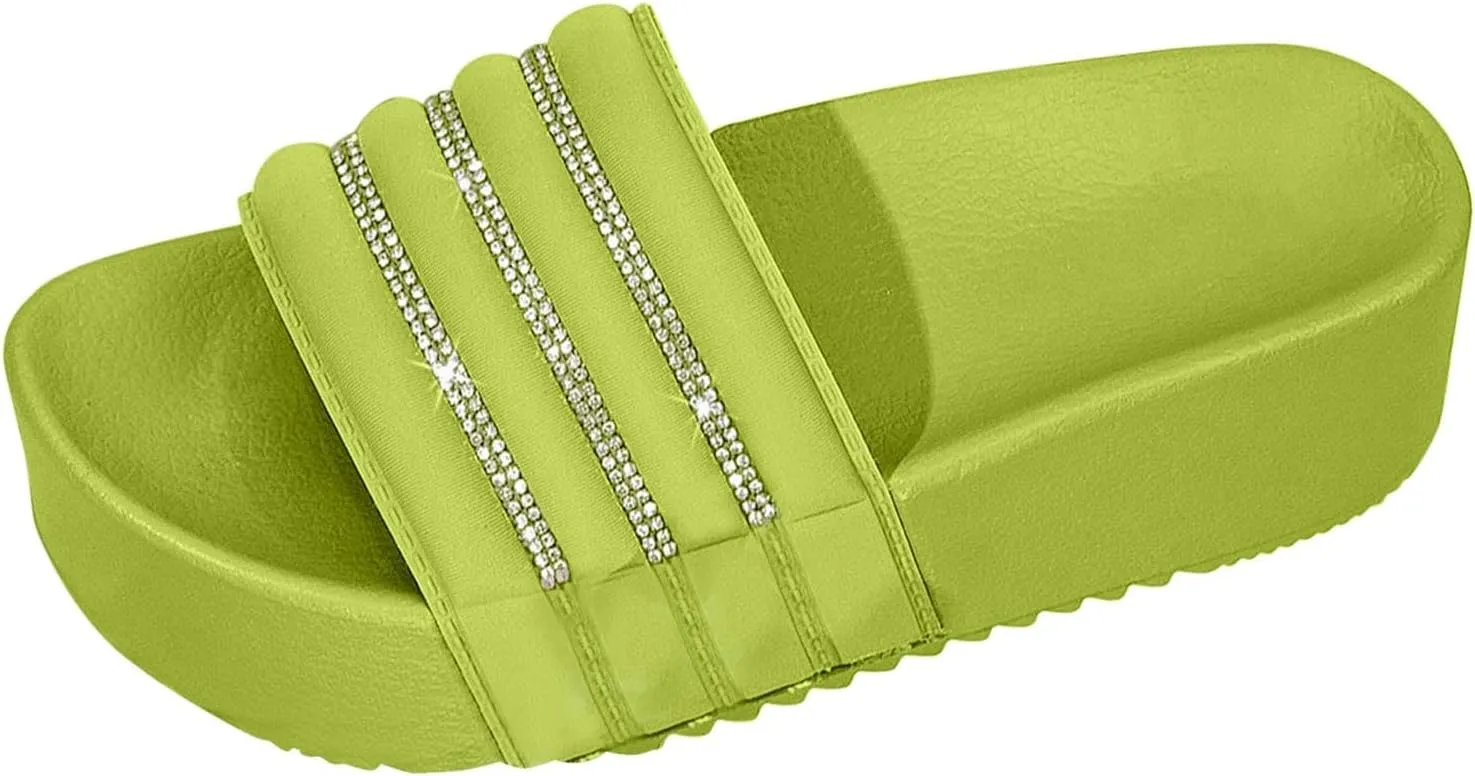 Mens Shower Shoes Womens Slides Bathroom Slippers Men Slides for Women Comfortable Travel House Slippers