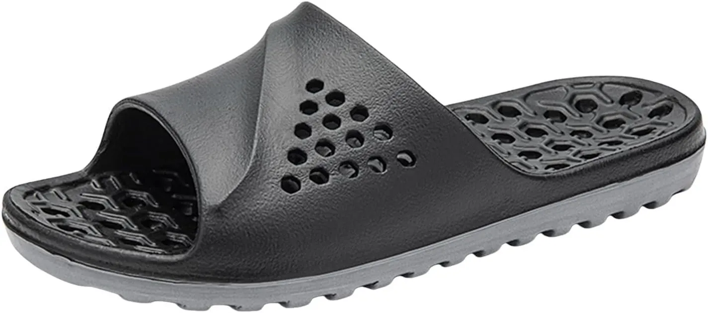 Mens Shower Shoes Womens Slides Cloud Slippers for Men Slides for Women Spa Bathroom Living Room Slippers