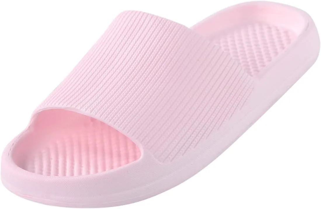 Mens Slides Womens Slides Bathroom Slippers Men for Women Bathroom Travel Ultimate Comfort Slippers