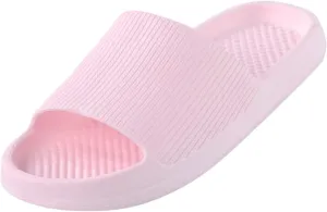 Mens Slides Womens Slides Bathroom Slippers Men for Women Bathroom Travel Ultimate Comfort Slippers