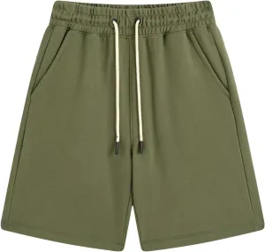Mens Sweat Shorts with Pockets Drawstring Athletic Gym Shorts Cotton Workout Running Shorts