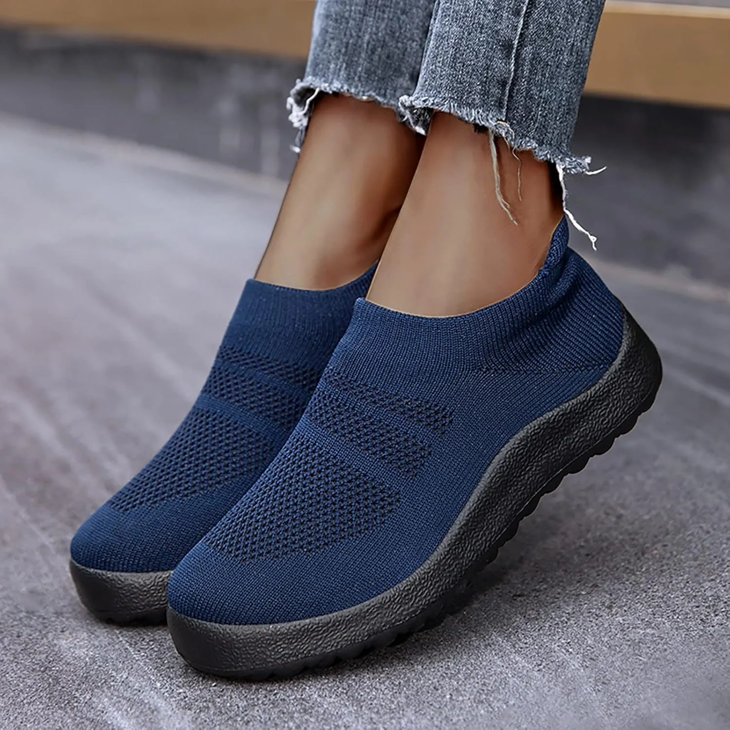 Mens Walking Shoes Mens Slip on Shoes Tennis Shoe for Men Shoe for Men Breathable Sport Sneaker