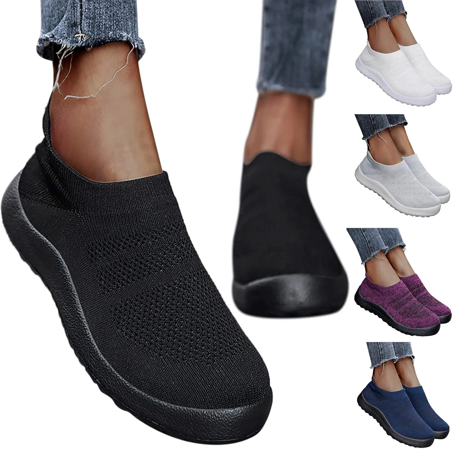 Mens Walking Shoes Mens Slip on Shoes Tennis Shoe for Men Shoe for Men Breathable Sport Sneaker