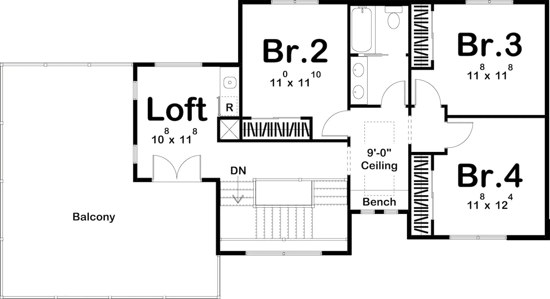 Modern 4-Bedroom Home with Spacious Design