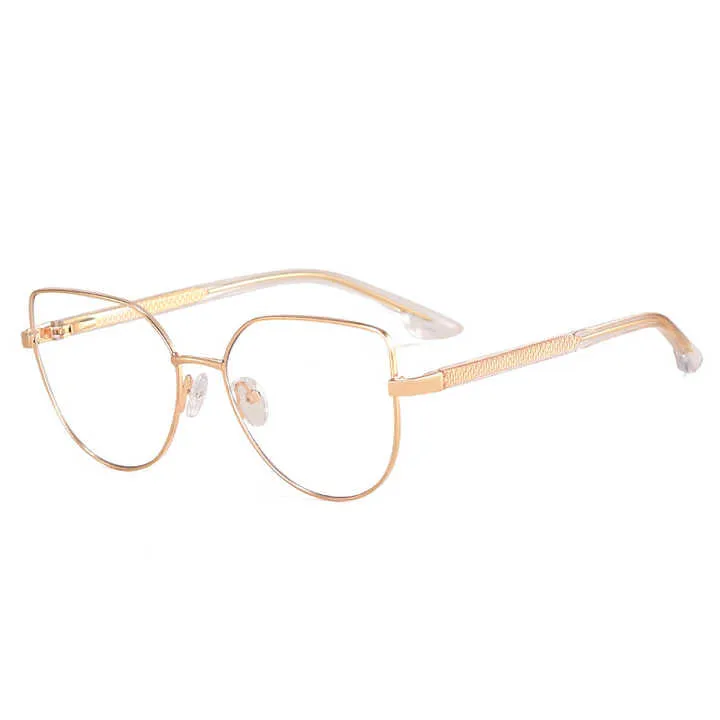 Ms 82036 New Metal Frame Cat Eye-نظارات شمسية نسائية