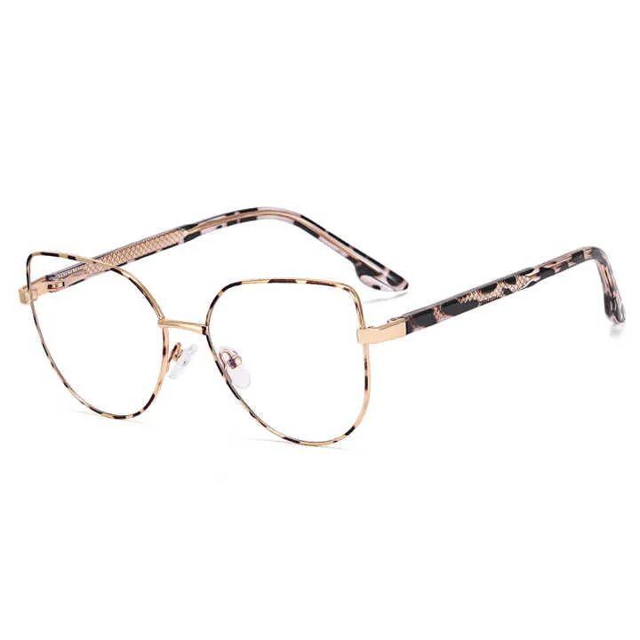 Ms 82036 New Metal Frame Cat Eye-نظارات شمسية نسائية