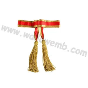 Mylar Viscose Uniform Decoration Officer Sash Waist Belt