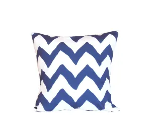 Navy Bargello 22" Pillow