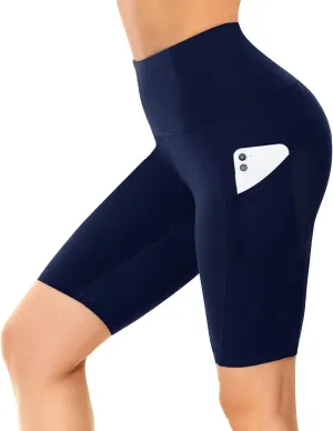 NexiEpoch Workout Shorts Women - High Waist Biker Shorts Tummy Control Gym Spandex Shorts for Yoga Athletic Running