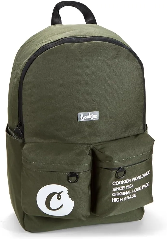 Orion Canvas Smell Proof Backpack - Olive