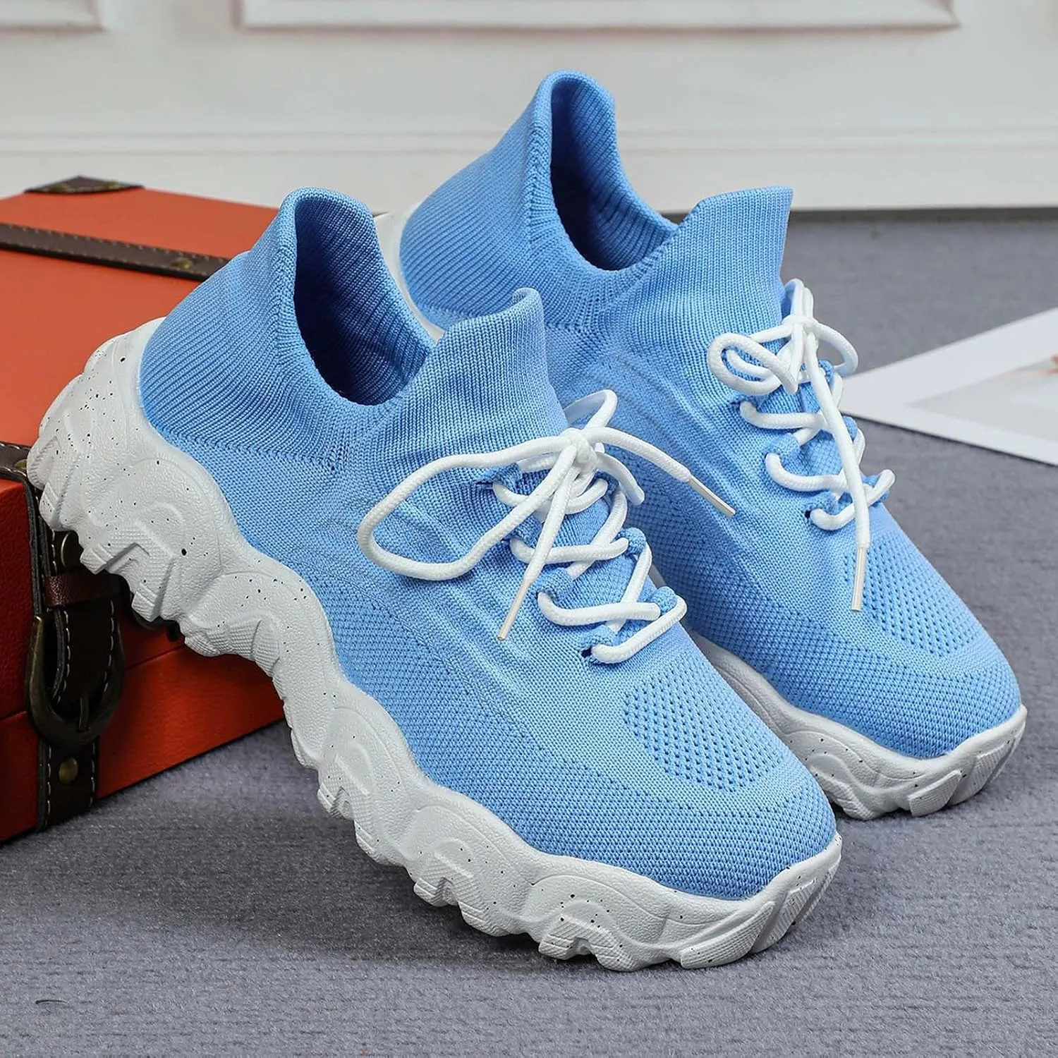 Ortho Pro Shoes for Women, Lace-up Low Top Slip on Women Sneakers, Women's Fashion Non Slip Sneakers Orthopedic Shoes