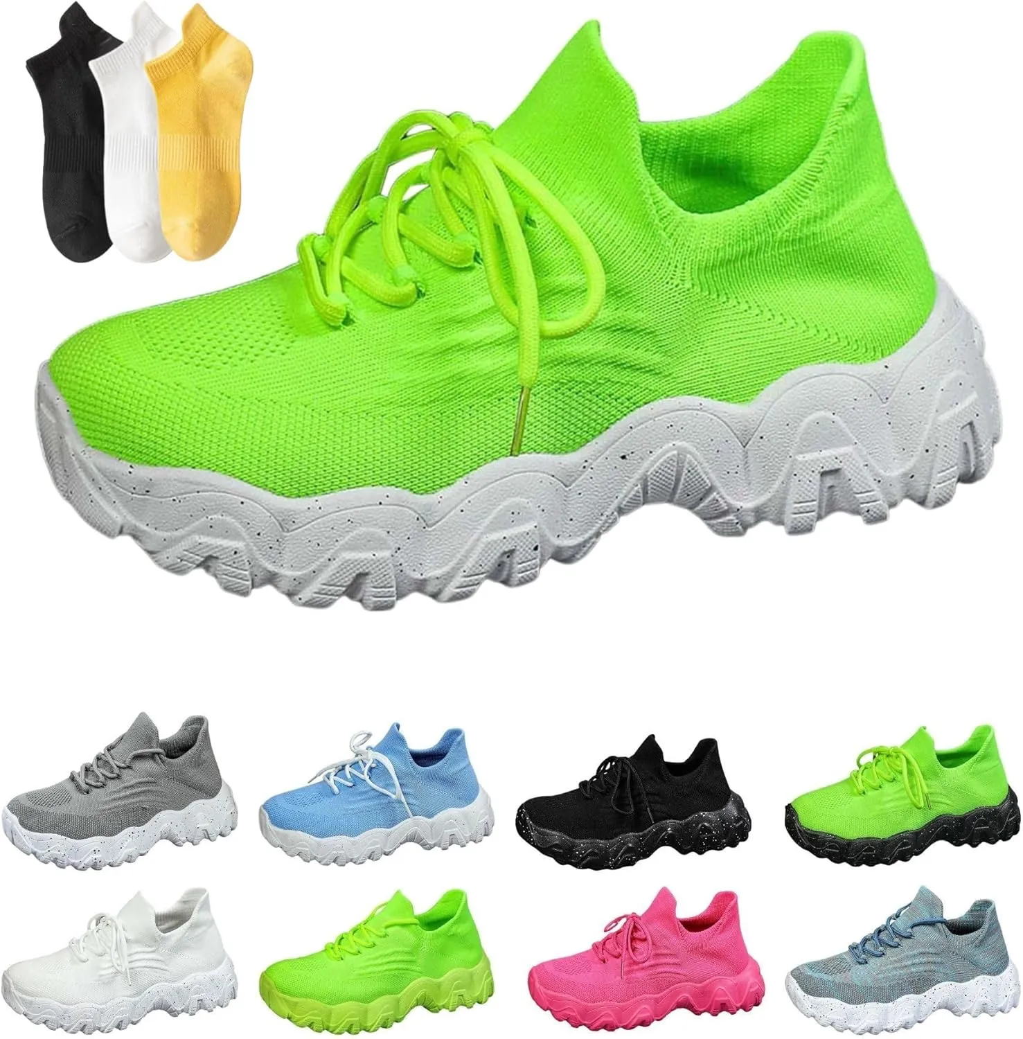 Ortho Pro Shoes for Women, Ortho Pro Women's Classic Shoes Lace Up, Nurse Babe Shoes, Womens Mesh Slip On Sneakers