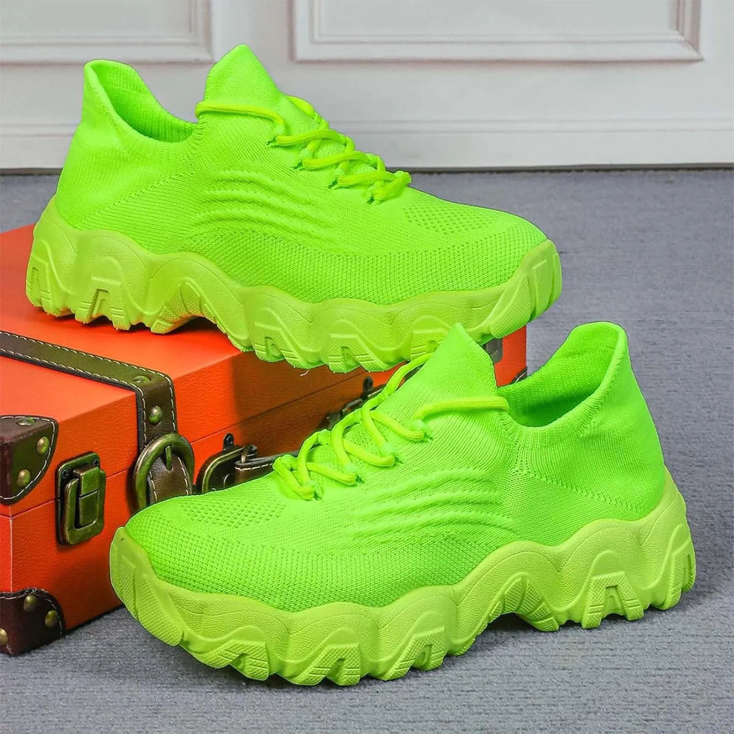 Ortho Pro Shoes for Women,Lace-up Low Top Slip on Women Sneakers,Women's Fashion Non Slip Sneakers Wide Toe Box Shoes