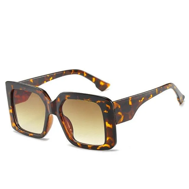 Oversize Square Sunglasses Women