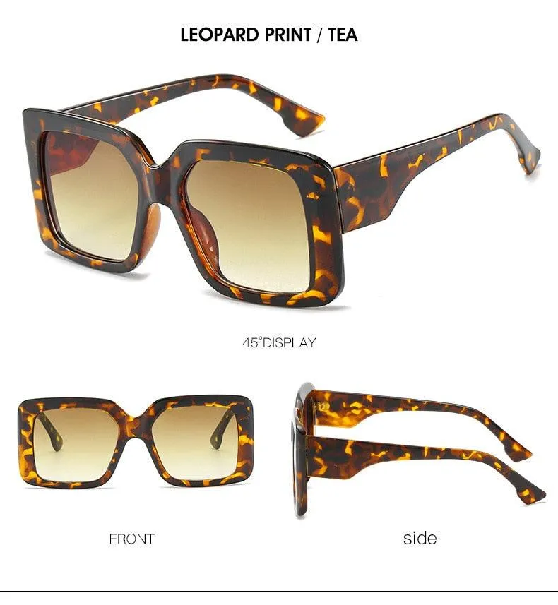 Oversize Square Sunglasses Women