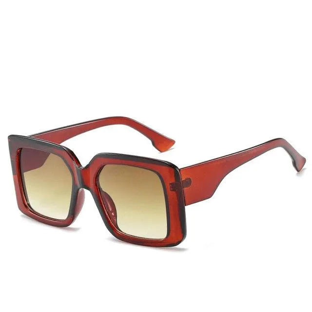 Oversize Square Sunglasses Women