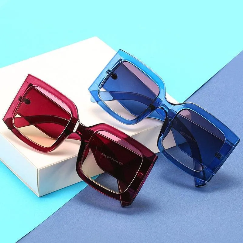 Oversize Square Sunglasses Women